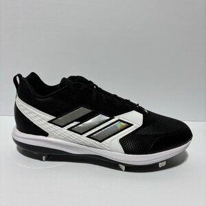 Adidas Men’s Icon 8, Black Baseball Cleats, Size 17 M